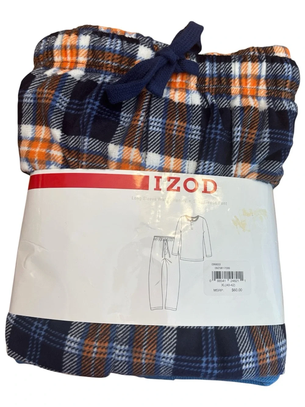 IZOD Men's 2-Piece Sleep Set - Blue NWT Size X-Large
